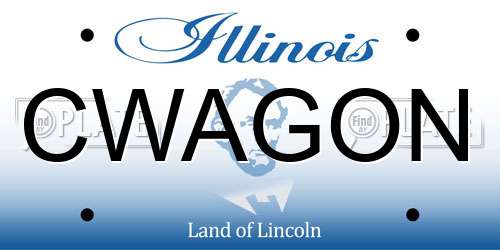 CWAGON Illinois License Plate