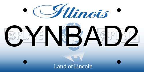 CYNBAD2 Illinois License Plate