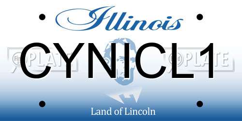 CYNICL1 Illinois License Plate