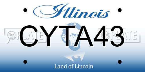 CYTA43 Illinois License Plate