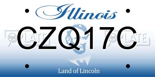 CZQ17C Illinois License Plate