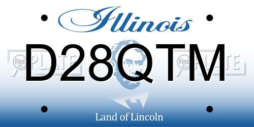 D28QTM Illinois License Plate
