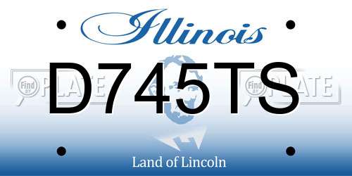 D745TS Illinois License Plate