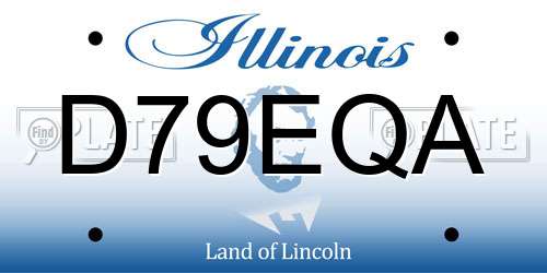 D79EQA Illinois License Plate