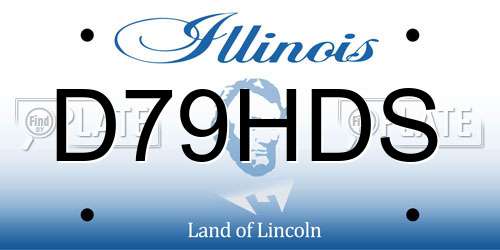 D79HDS Illinois License Plate