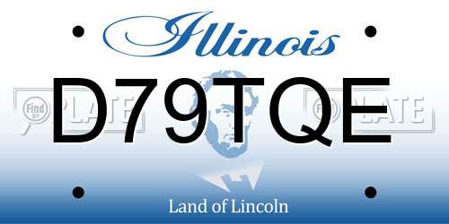 D79TQE Illinois License Plate
