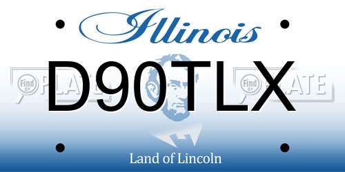 D90TLX Illinois License Plate