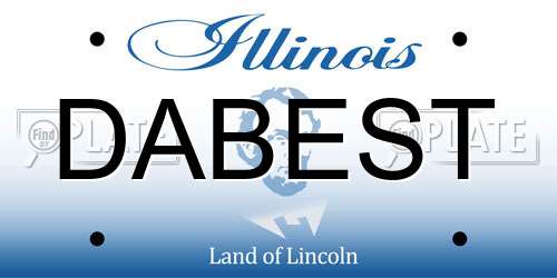 DABEST Illinois License Plate