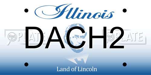DACH2 Illinois License Plate