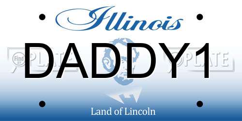 DADDY1 Illinois License Plate