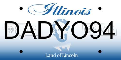DADYO94 Illinois License Plate