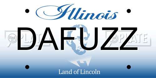 DAFUZZ Illinois License Plate