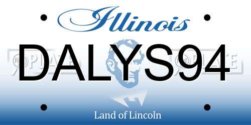 DALYS94 Illinois License Plate