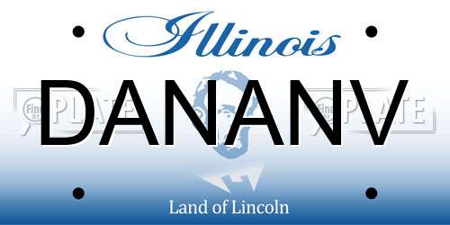 DANANV Illinois License Plate
