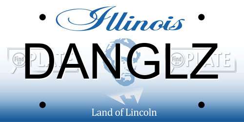 DANGLZ Illinois License Plate