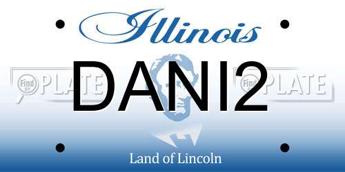 DANI2 Illinois License Plate
