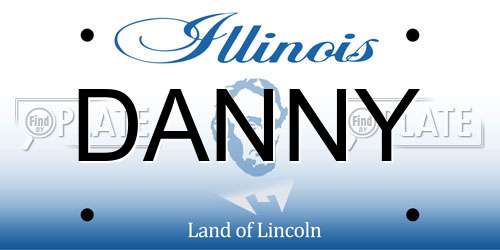 DANNY Illinois License Plate