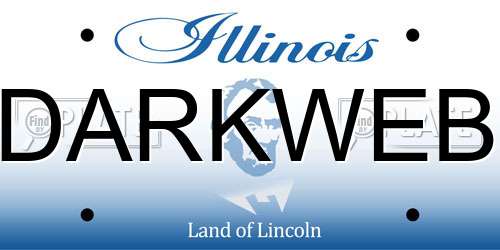 DARKWEB Illinois License Plate