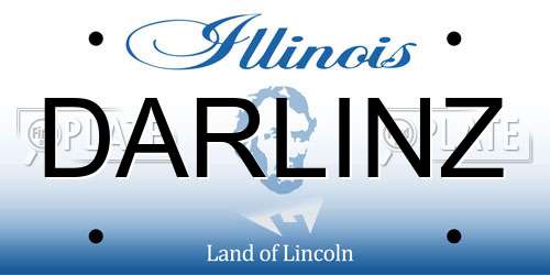 DARLINZ Illinois License Plate