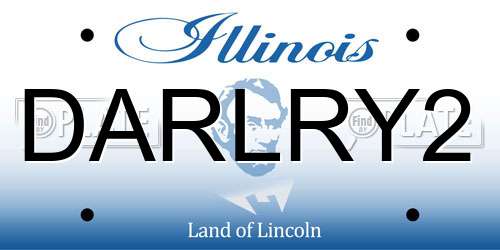 DARLRY2 Illinois License Plate