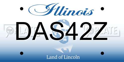 DAS42Z Illinois License Plate