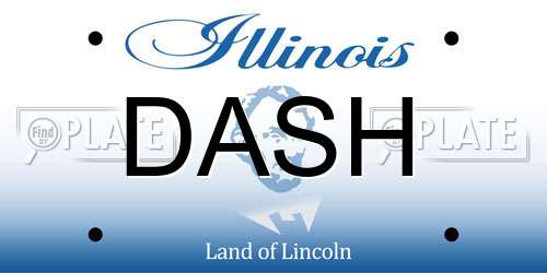 DASH Illinois License Plate