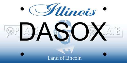 DASOX Illinois License Plate