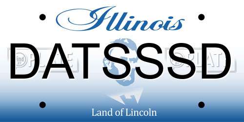 DATSSSD Illinois License Plate