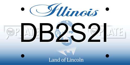 DB2S2I Illinois License Plate