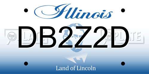 DB2Z2D Illinois License Plate