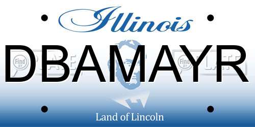 DBAMAYR Illinois License Plate