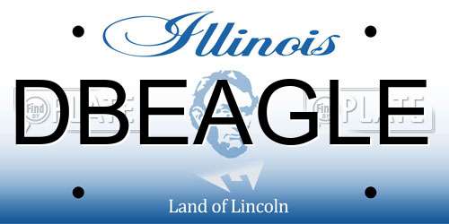 DBEAGLE Illinois License Plate