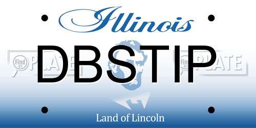 DBSTIP Illinois License Plate