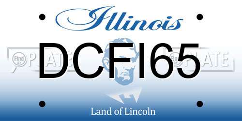 DCFI65 Illinois License Plate
