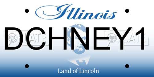 DCHNEY1 Illinois License Plate
