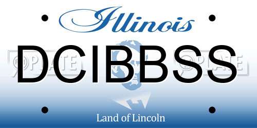 DCIBBSS Illinois License Plate
