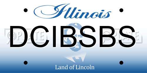 DCIBSBS Illinois License Plate