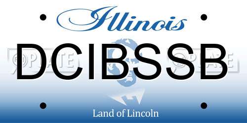 DCIBSSB Illinois License Plate