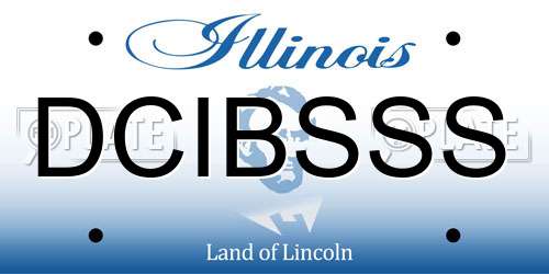 DCIBSSS Illinois License Plate