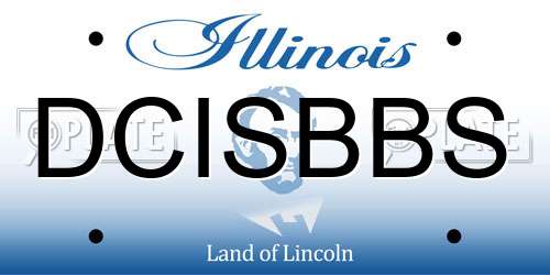 DCISBBS Illinois License Plate