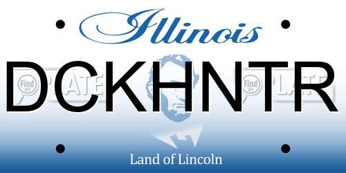 DCKHNTR Illinois License Plate