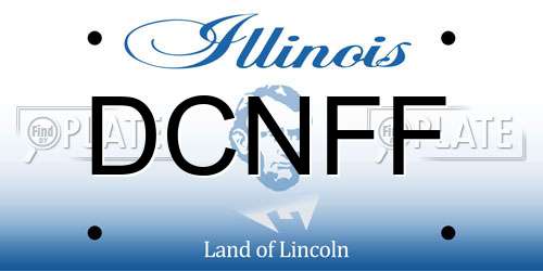 DCNFF Illinois License Plate