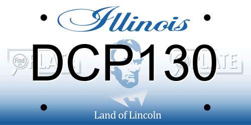 DCP130 Illinois License Plate