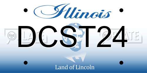 DCST24 Illinois License Plate