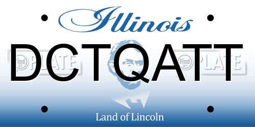 DCTQATT Illinois License Plate