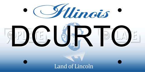 DCURTO Illinois License Plate