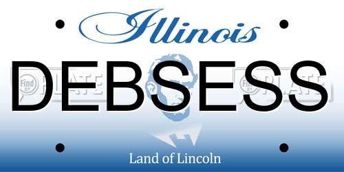 DEBSESS Illinois License Plate