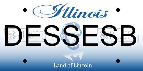 DESSESB Illinois License Plate