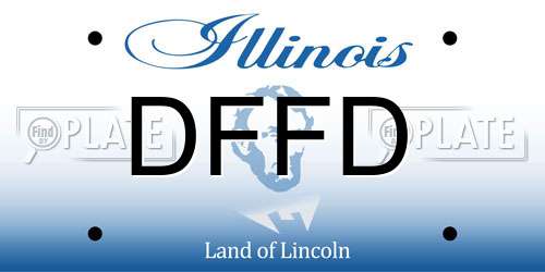 DFFD Illinois License Plate