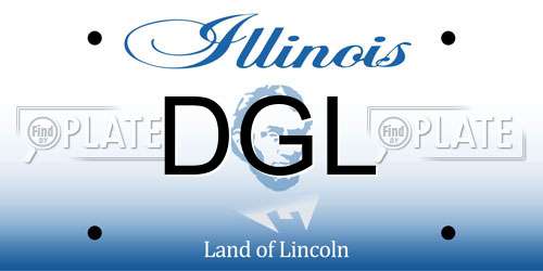 DGL Illinois License Plate